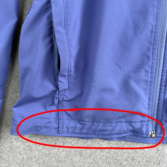 Marmot Women’s L Softshell Blue Full‑Zip Jacket Fleece Lined Hiking Layer (FLAW) - Picture 4 of 15